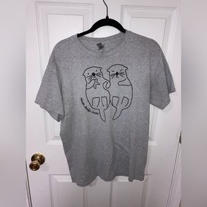 Alaska Sealife Otters Short-Sleeved Tee
